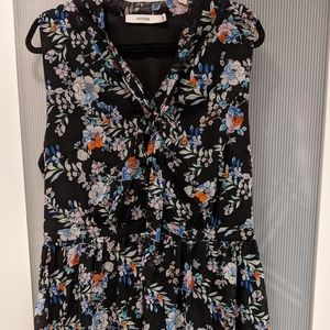 XL floral midi dress